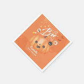 Kleurrijke Halloween Baby shower Boo thema Servet (Hoek)