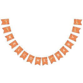 Kleurrijke Halloween Baby shower Boo thema Vlaggetjes