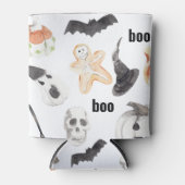 Kleurrijke Halloween Koelbox | Enge Schattigee Boo Blikjeskoeler (Voorkant)