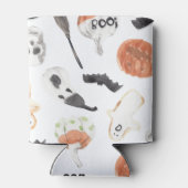 Kleurrijke Halloween Koelbox | Enge Schattigee Boo Blikjeskoeler (Achterkant)