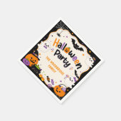 Kleurrijke Halloween Kostuums Servetten (Hoek)