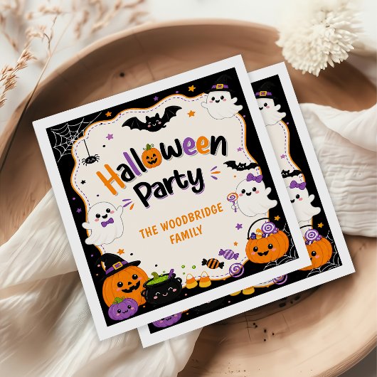 Kleurrijke Halloween Kostuums Servetten