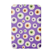 Kleurrijke Halloween oogbollen patroon Badmat (Voorkant Verticaal)