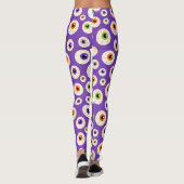 Kleurrijke Halloween oogbollen patroon Leggings (Achterkant)