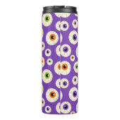 Kleurrijke Halloween oogbollen patroon Thermosbeker (Achterkant)