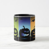 Kleurrijke Halloween Pompoenen Mok (Midden)