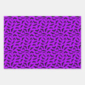 Kleurrijke Halloween vleermuis patroon Inpakpapier Vel (Voorkant 3)