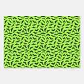 Kleurrijke Halloween vleermuis patroon Inpakpapier Vel (Voorkant)