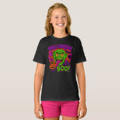 Kleurrijke Halloween Zombie Kleding Unisex Spooky T-shirt (Voorkant volledig)