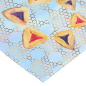 Kleurrijke Hamantaschen Purim Party Tafelloper (Hoek)