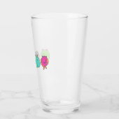 Kleurrijke hamsterbillen glas (Links)