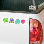 Kleurrijke hamsterpeuken bumpersticker (Op Truck)