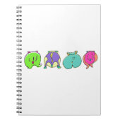 Kleurrijke hamsterpeuken notitieboek (Voorkant)