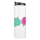 Kleurrijke hamsterpeuken thermosbeker (Geroteerd rechts)