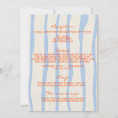 Kleurrijke hand geschilderd allen in één huwelijk kaart (Achterkant)