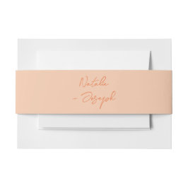 Kleurrijke Hand Geschreven Retro Calligrafie Bruil Uitnodigingen Wikkel