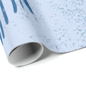 Kleurrijke hand getrokken dashspiralen en lijnen cadeaupapier (Rol Hoek)