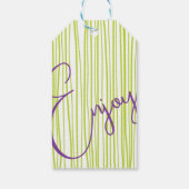 Kleurrijke Hand getrokken harten cadeau Label Cadeaulabel (Achterkant)