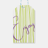 Kleurrijke Hand getrokken harten cadeau Label Cadeaulabel (Achterkant)