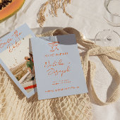 Kleurrijke Hand getrokken Heldere Retro Foto Bruil Save The Date