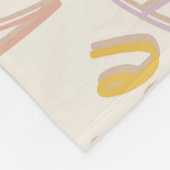 Kleurrijke Hand getrokken Motivatie Patroon Fleece Deken (Hoek)