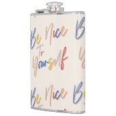 Kleurrijke Hand getrokken Motivatie Patroon Heupfles (Links)