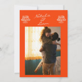 Kleurrijke Hand getrokken taart retro foto leuk br Kaart (Achterkant)