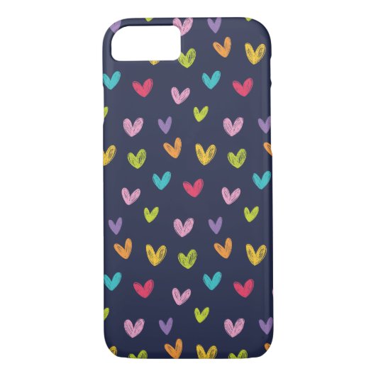 Kleurrijke hand - Valentijnse - Hartenpatroon 2 Case-Mate iPhone Case (Achterkant)