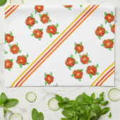 Kleurrijke handdoek met drijvende hand (Gevouwen)