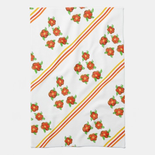 Kleurrijke handdoek met drijvende hand (Verticaal)