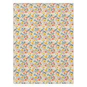 Kleurrijke Handgeschilderde Bloembloemen Tafelkleed (Voorkant)