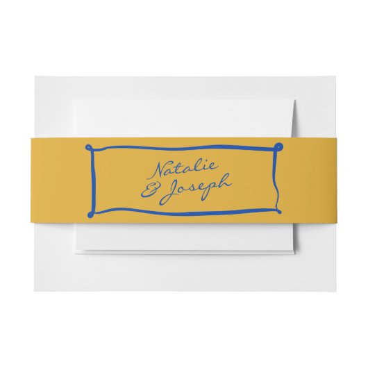 Kleurrijke Handgeschreven Retro Whimsical Lijst Br Uitnodigingen Wikkel (Voorkant Voorbeeld)