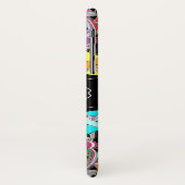 Kleurrijke Handgetekende Abstracte I Monogram Eers Case-Mate iPhone Case (Achterkant/links)