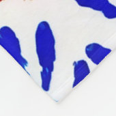 Kleurrijke HandPrint Fleece Deken (Hoek)