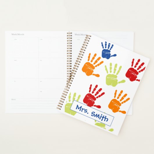 Kleurrijke Handprint Planner (Display)