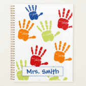 Kleurrijke Handprint Planner (Voorkant)