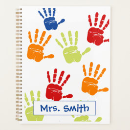 Kleurrijke Handprint Planner