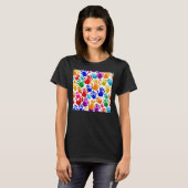 Kleurrijke HandPrint T-shirt (Voorkant volledig)