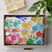 Kleurrijke HandPrint Tissuepapier (Geschenk)