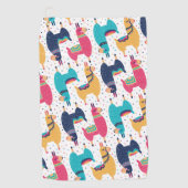 Kleurrijke handtekeningen en handgetekende alpen golfhanddoek (Voorkant)