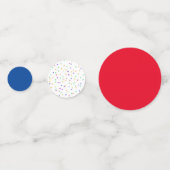 Kleurrijke Happy 60th Birthday Balloons Confetti (Achterkanten)