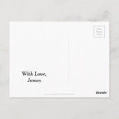 Kleurrijke Happy Birthday Heart LGBT Rainbow Flag Briefkaart (Achterkant)