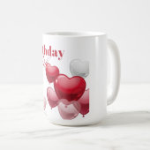 Kleurrijke Happy Birthday Mok Vrolijk cadeau voor  (Voorkant rechts)