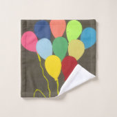 Kleurrijke Happy Birthday Pakket Badhanddoek Set Bad Handdoek (Wasdoekje)