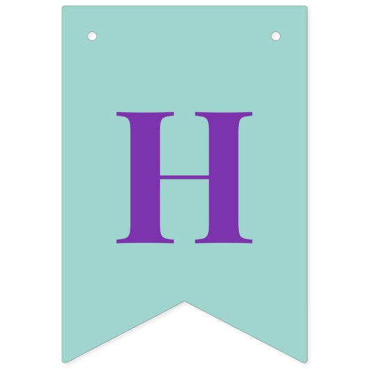 Kleurrijke Happy Birthday Party Dieren Vlaggetjes (Eerste vlag)