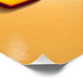 Kleurrijke Happy Birthday Party Wall Poster (Hoek)