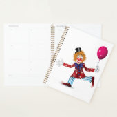 Kleurrijke Happy Clown met Ballon Fun Circus Planner (Display)