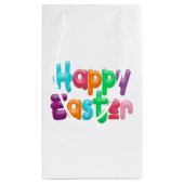 Kleurrijke Happy Easter typografie | Cadeautasje (Achterkant)