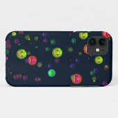 Kleurrijke Happy Faces Leuke iPhone 5 Hoesje (Achterkant (horizontaal))