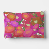 Kleurrijke Happy Floral Pattern +Initialen Etui (Achterkant)